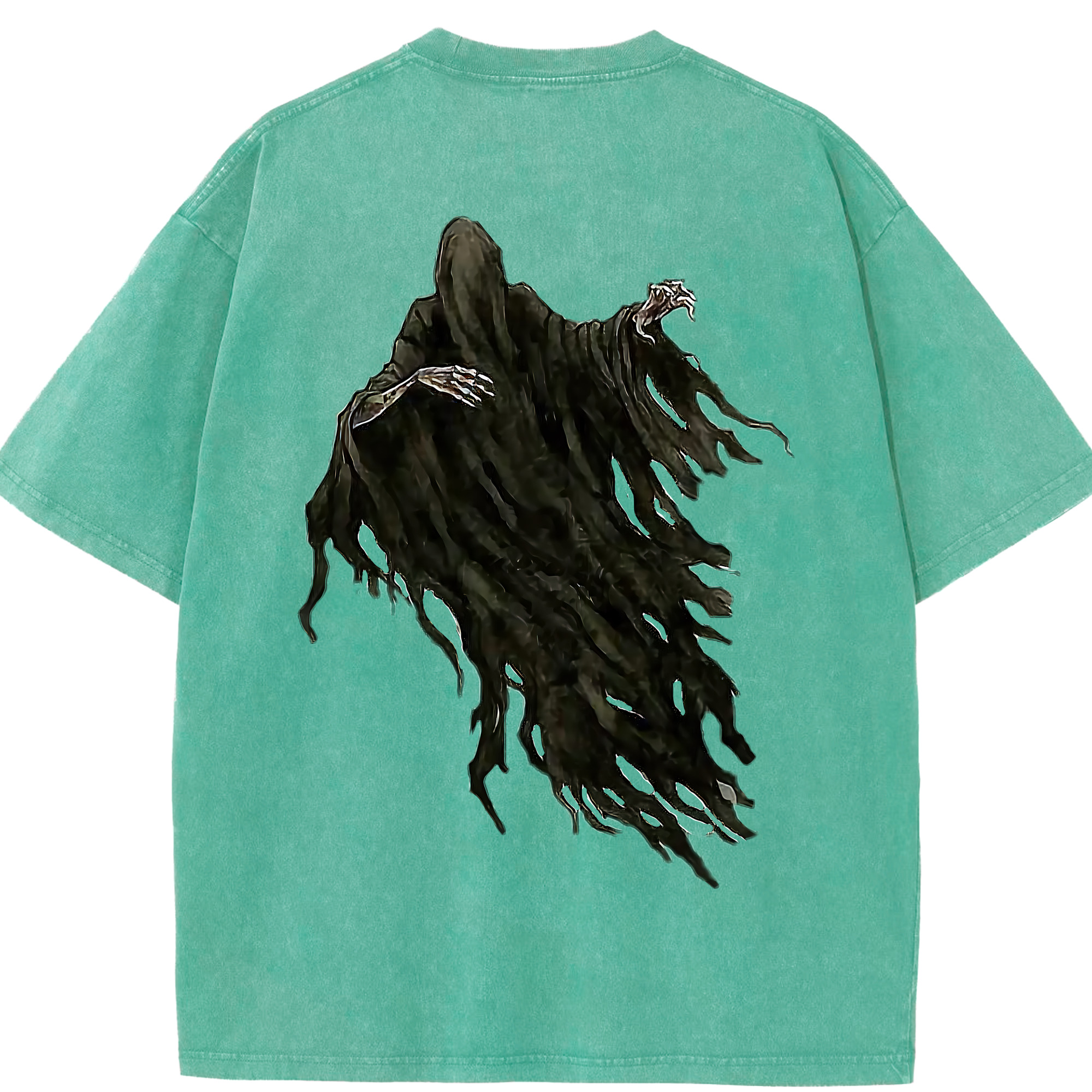（画像用） Harry Potter ハリー・ポッターシリーズ 綿100% ヴィンテージ風 半袖Tシャツ（背面プリント）